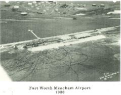 1930 FTW Meacham Airport Aerial View