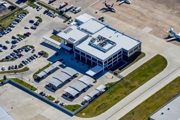 Meacham New Administrative Building Aerial View