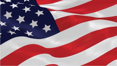 American flag for Olympic event page