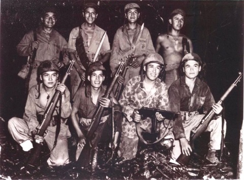 group of Navajo Code Talkers during WWII