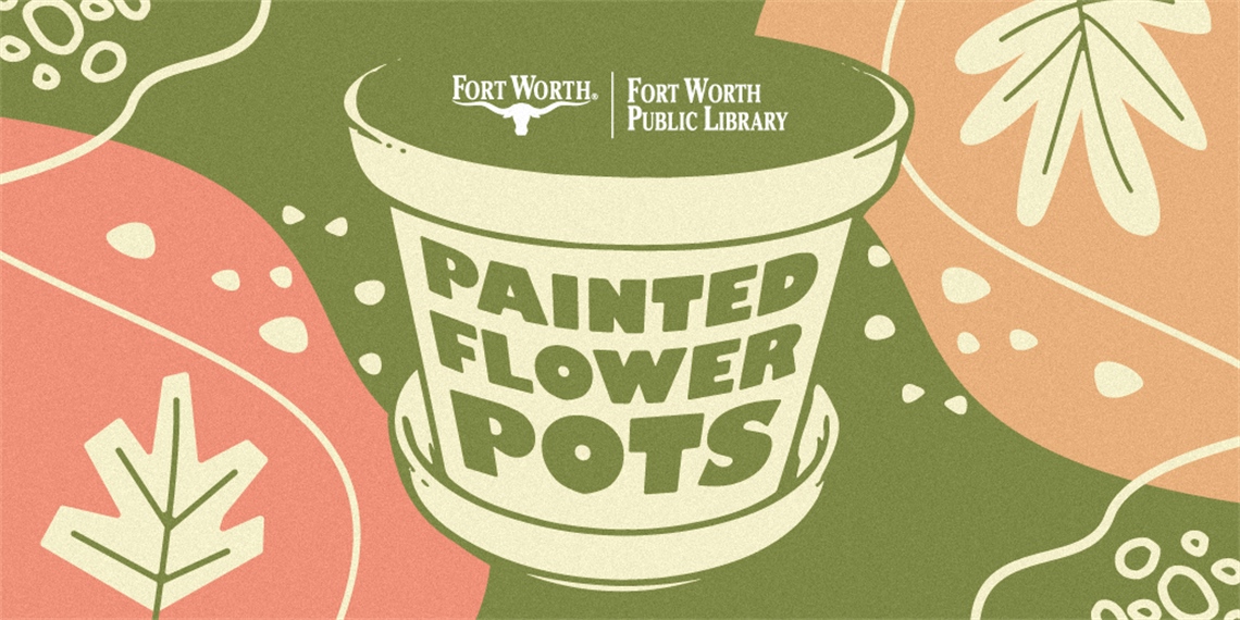 Header for painted flower pots