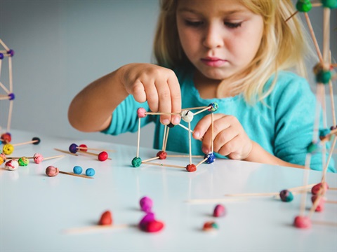 photo of girl doing steam activities