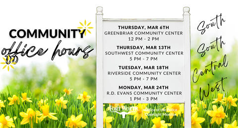 Community Office Hours March