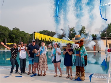 Forest Park Pool Ribbon Cutting
