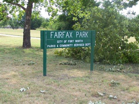 Fairfax Park Sign