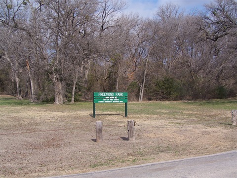 Freemons Park Sign