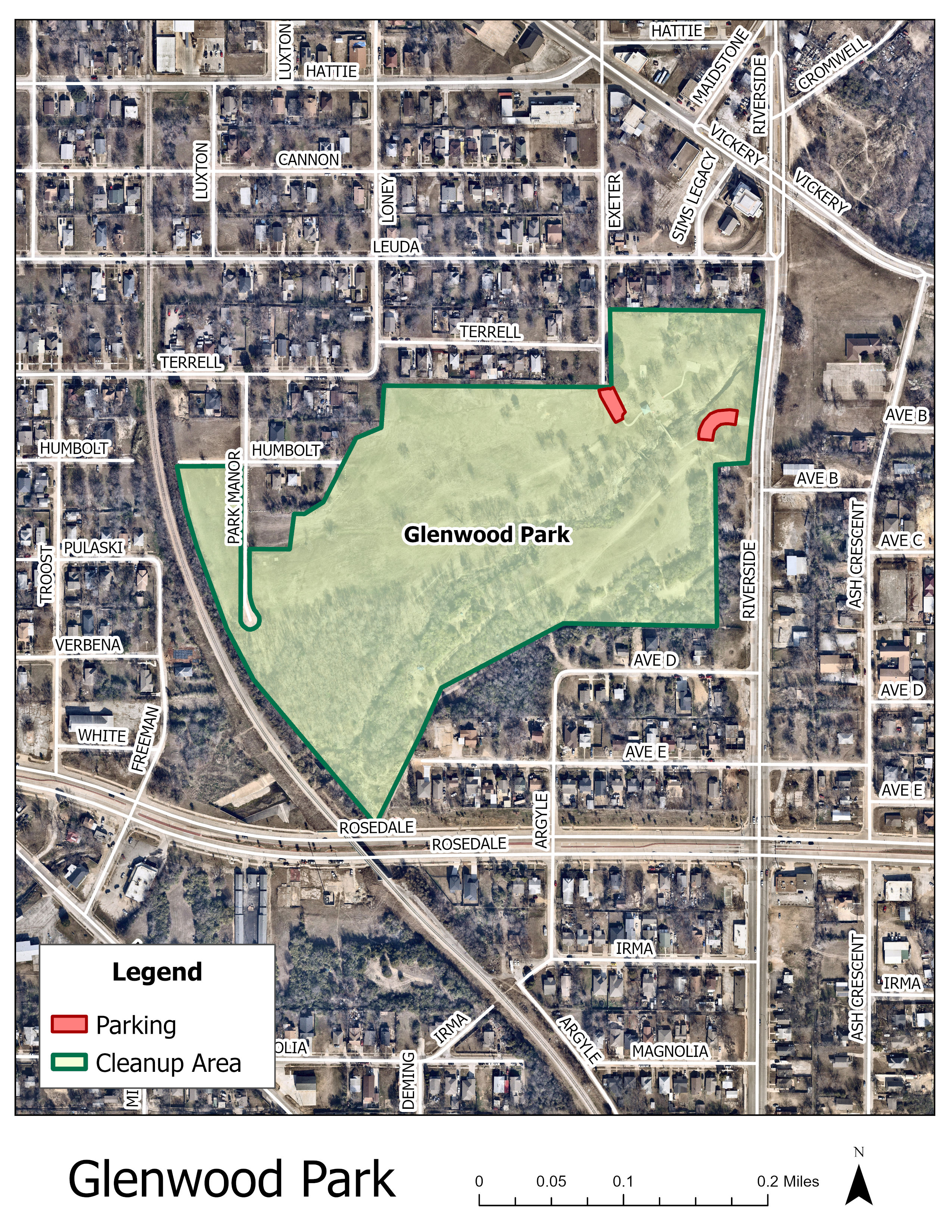 cowtown cleanup hub map 3