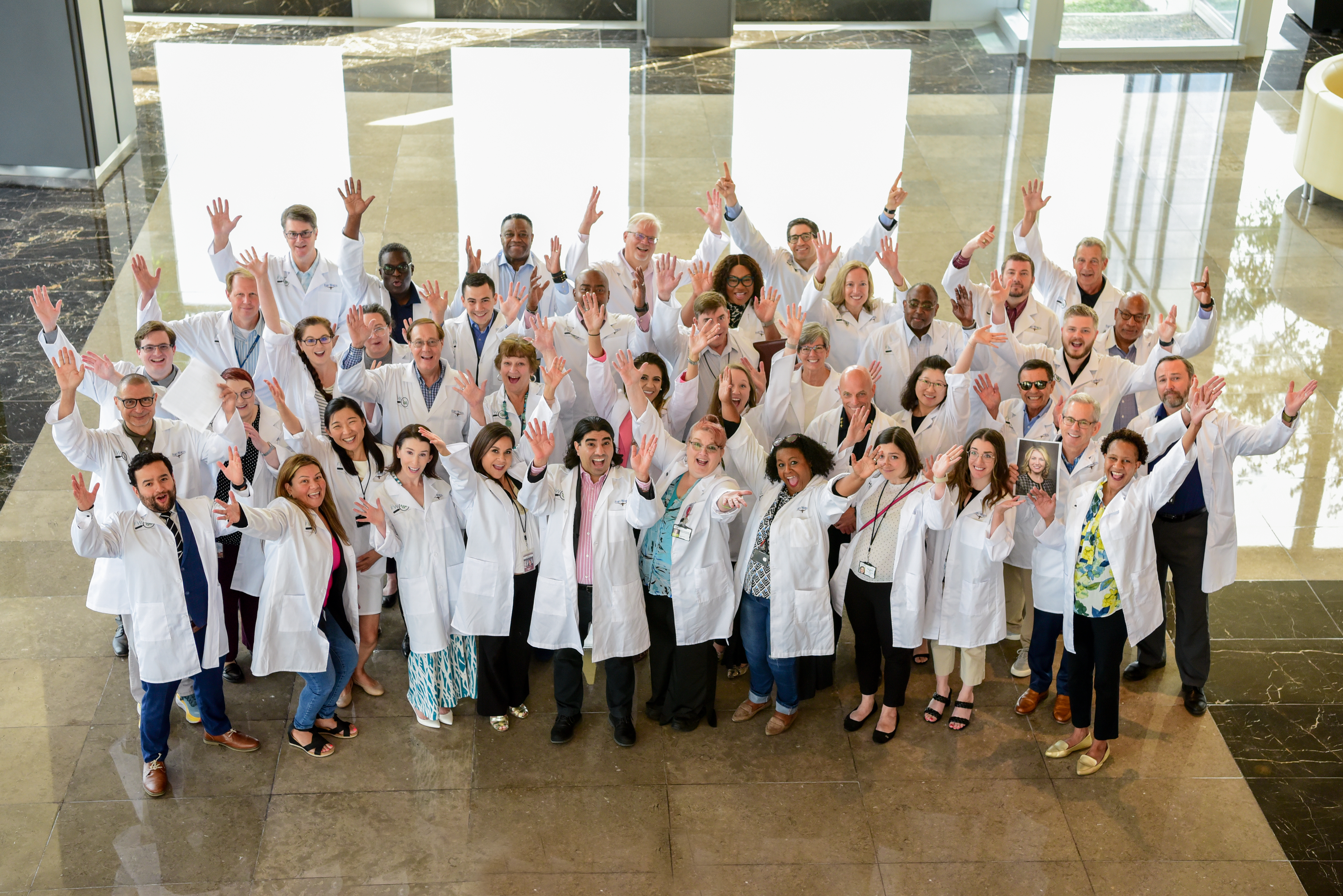 FWLab Staff in Lab Coats