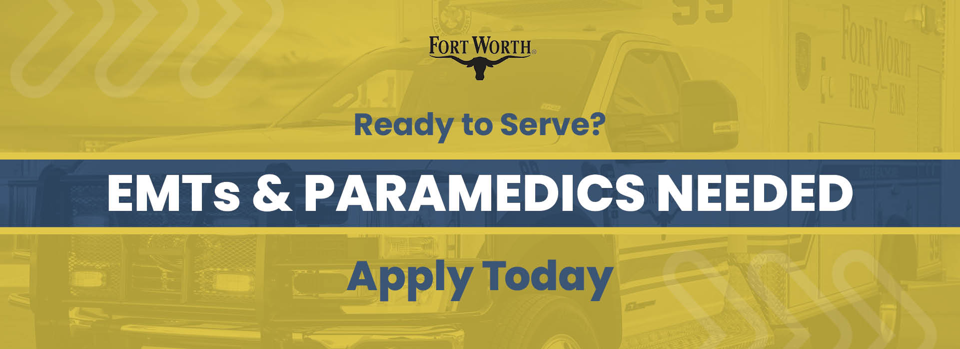 ems and paramedic application advertisement